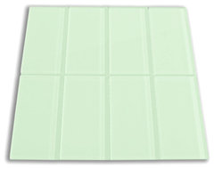 Surf Glass Subway Tile 3 x 6 modern kitchen tile