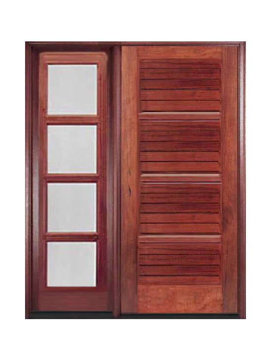 mahogany front door