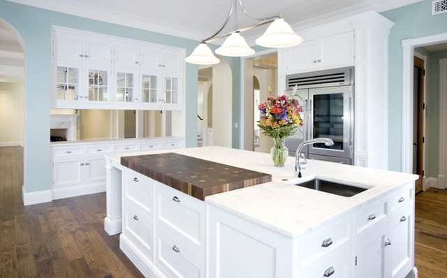 Arabescato Carrara Marble Countertop - Traditional - Kitchen - other