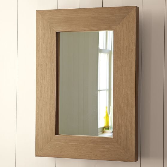 22x28 Wood Picture Frame 2 Wide Signature Reclaimed Rustic Chunky Wood Mirror Modern Wall Mirrors By West Elm