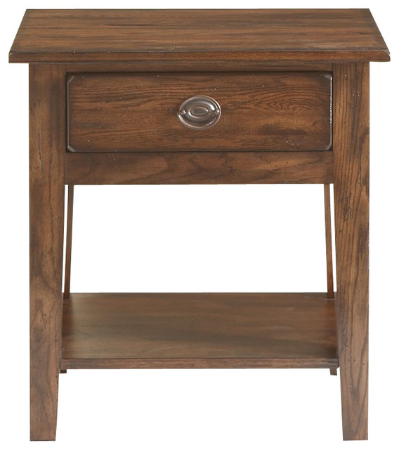 Broyhill Attic Heirlooms Vintage 1 Drawer/1 Shelf Night StandRustic