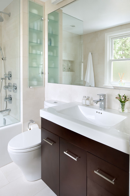 Small Space Bathroom - Contemporary - Bathroom - other metro - by