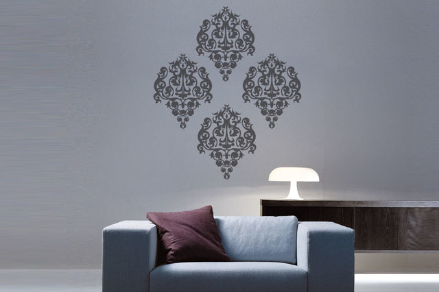 Wall Tattoos by Surface Collective living room