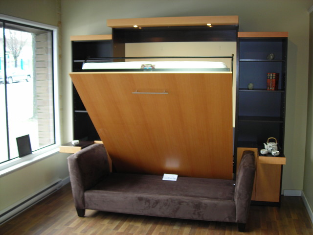 TV on Murphy Bed - Contemporary - Home Theater - other metro - by Tom ...