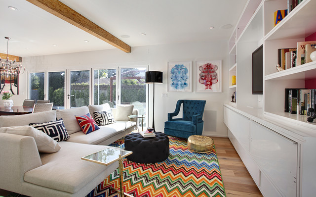 Turquoise LA Interior Design - Venice - contemporary - living room ...