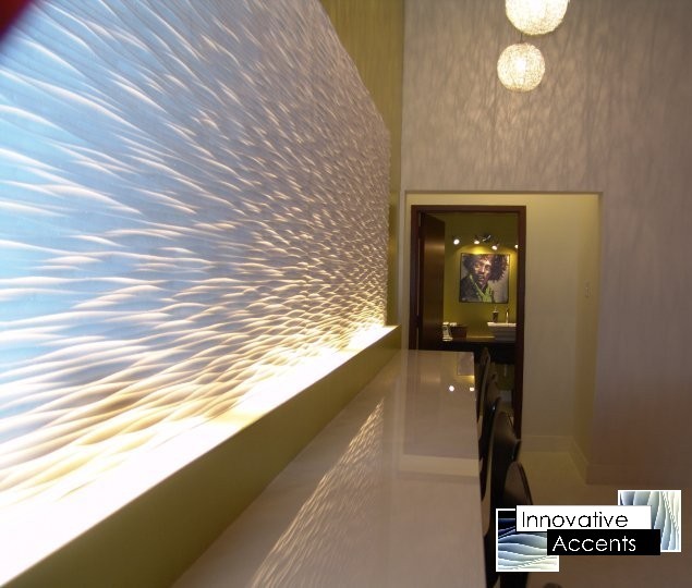 Sculpted wall panel Modern Wall Panels other metro by