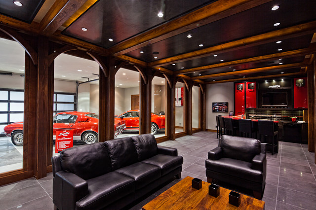 MAN CAVE - DREAM GARAGE - Traditional - Garage And Shed - vancouver 