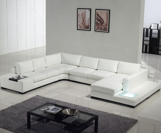 Best White Leather Sofa