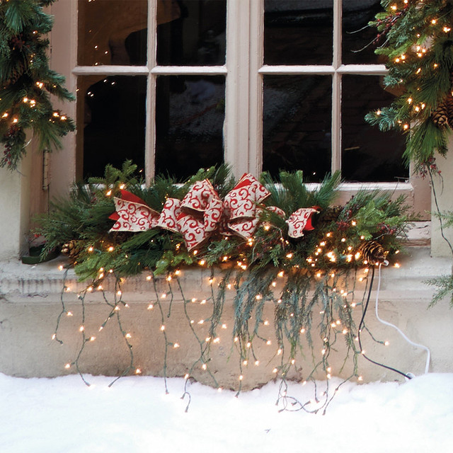 estate pre lit window christmas swag christmas decor estate pre lit window christmas swag christmas decor