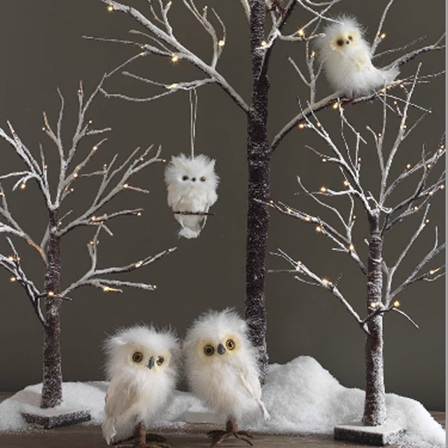 24 quot flocked lit tree battery operated rustic holiday 24 quot flocked lit tree battery operated rustic holiday