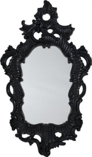 Black Lacquer Baroque Mirror - Traditional - Wall Mirrors - by Inside