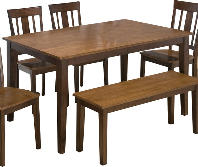 Jofran Kura Canyon Solid Rubberwood Rectangle 60x36 Dining Table