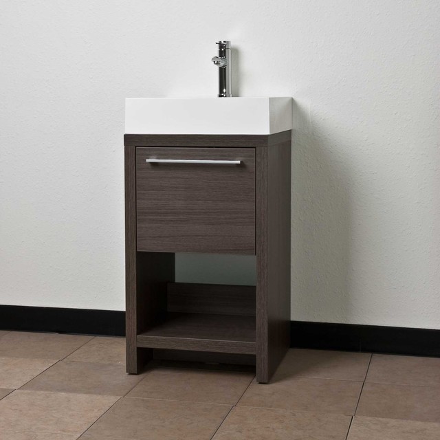 Bathroom Vanity Set Grey Oak TNL500GO contemporarybathroomvanities 