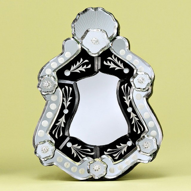 Janiela Tabletop Mirror 10W x 12H in. Modern Bathroom