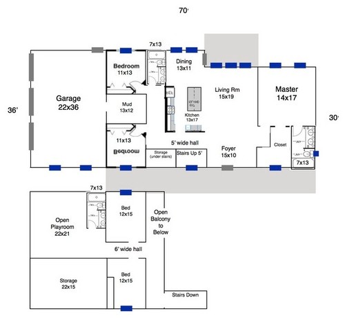 Small Storage Buildings Barn Shed Floor Plan