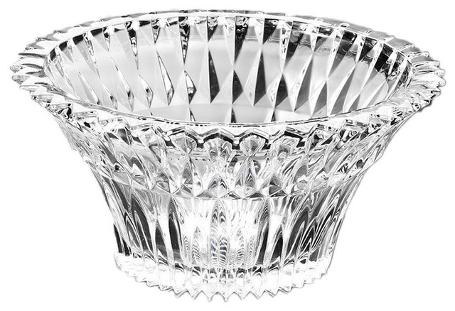 Serving  utensils serving  Utensils Bowl Cut  Contemporary Crystal  christmas  Overstock.com by