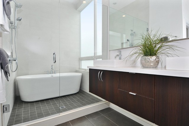 modern bathroom by Elemental Design, LLC
