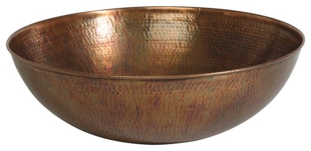 Utensils copper utensils hammered Serving aged  by bowl hammered serving Traditional       Ethan