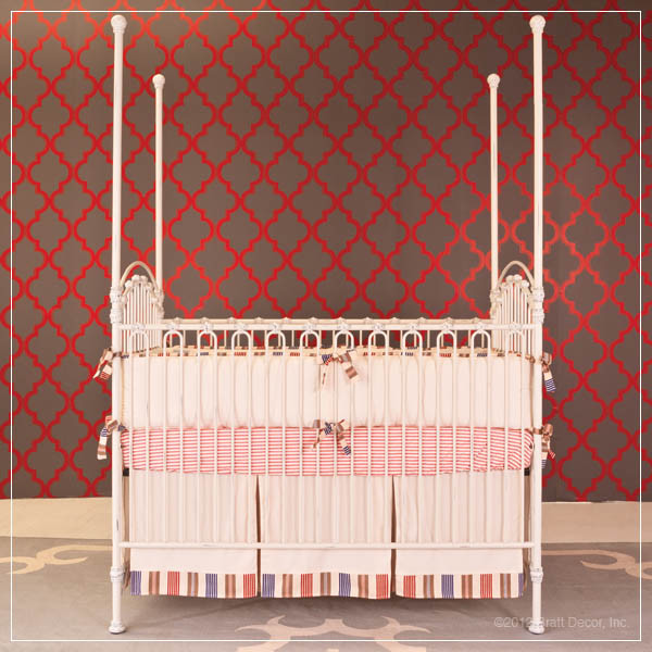 3 in 1 Crib in Distressed White by Bratt Decor Traditional Cribs new york by