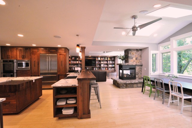 Contemporary, But Cozy Kitchen contemporary kitchen