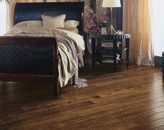 Solid oak plank floor traditional wood flooring