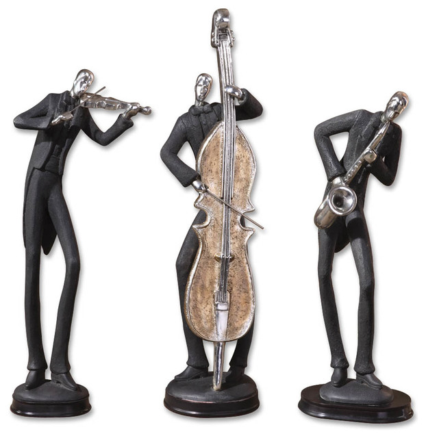 musicians decorative figurines set of 3 contemporary musicians decorative figurines set of 3 contemporary
