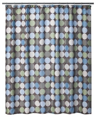Multi Pinpoint Shower Curtain - contemporary - shower curtains ...