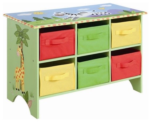 Sunny Safari Storage Cubby Base Set modern-toy-storage
