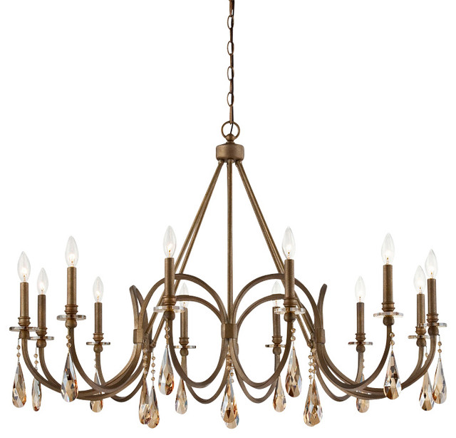 Eurofase 25661019 Padova 12 Light Chandelier Transitional