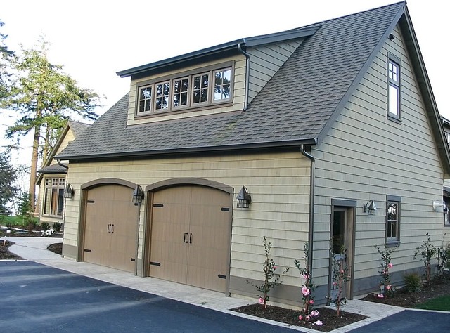 Custom Home - Pacific NW traditional-garage-and-shed