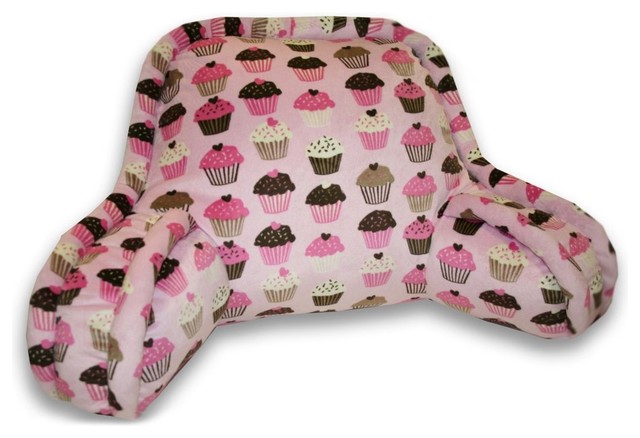 Cupcakes 33 x 20 Boyfriend Bedrest Cushion modern-pillows