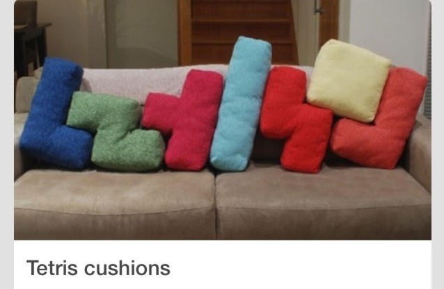 Tetris cushionsgame room? Video game themed room?