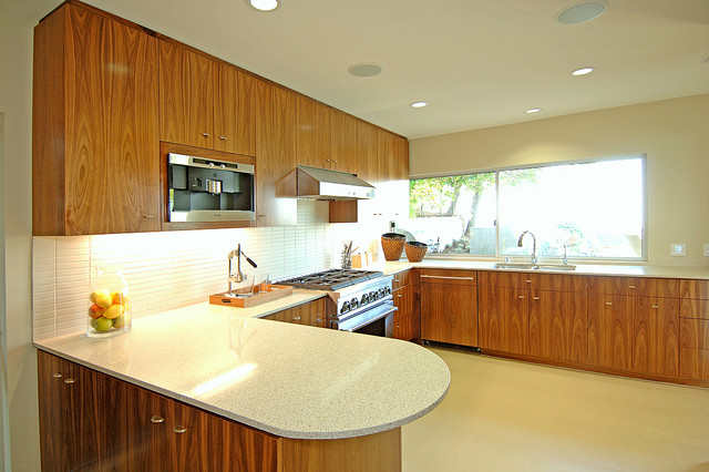 Los Feliz House midcentury kitchen