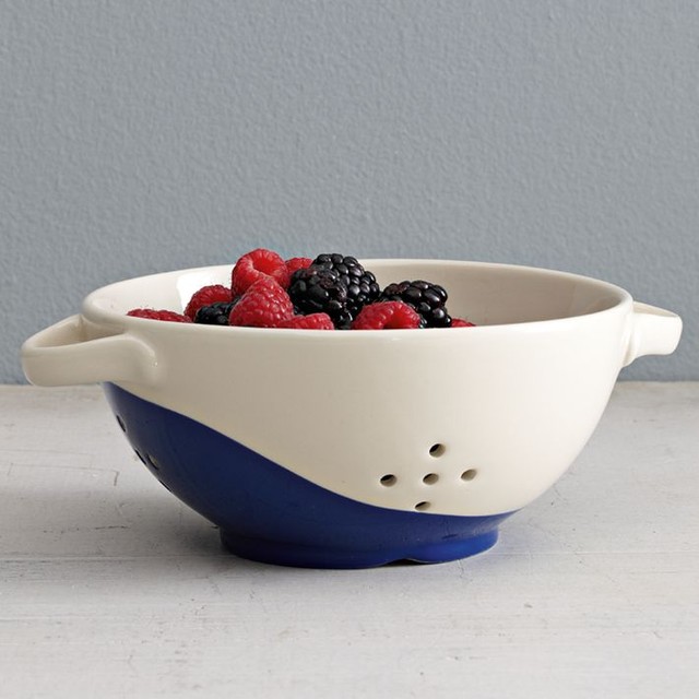 Dipped Berry Colander Contemporary Colanders And Strainers by