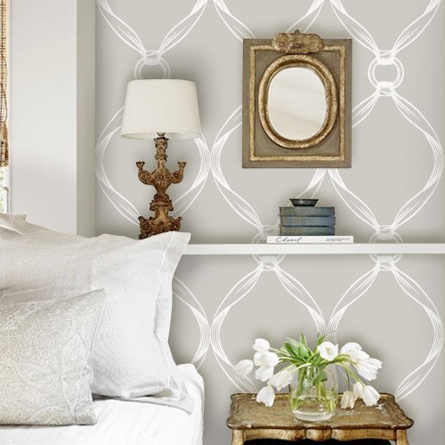 Grey Removable Wallpaper | tiffany knots light grey removable wallpaper Grey Removable Wallpaper | tiffany knots light grey removable wallpaper