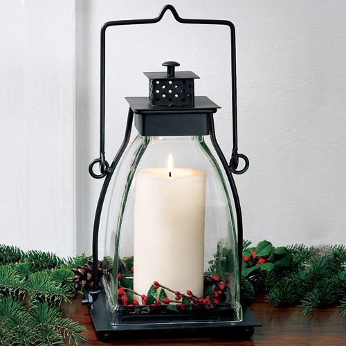 Square Bell Jar Lantern Traditional Candleholders by Monticello