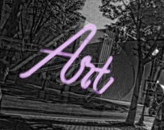 Neon Art Art Print contemporary-artwork