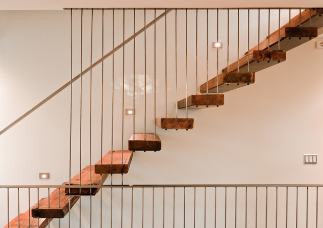 Case Study House #1 modern-staircase