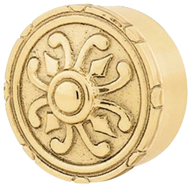 Tubing End Caps Polished Solid Brass Decorative End Cap Fit 1 1/2 Victorian Bath Products