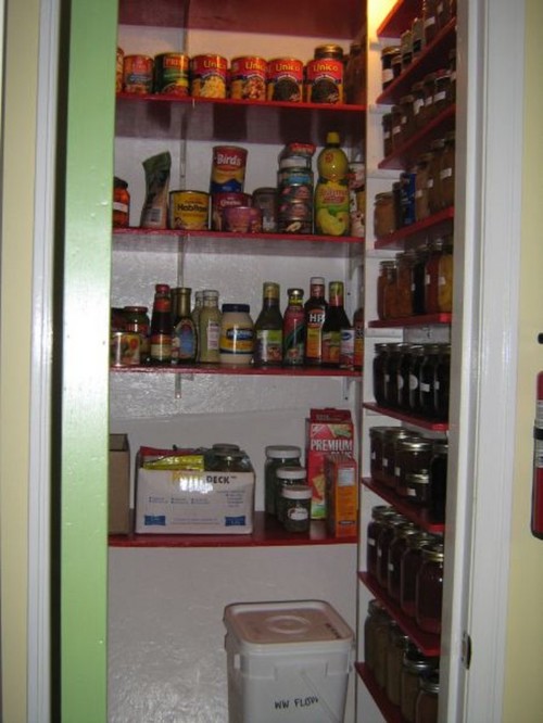 Height between pantry shelves?