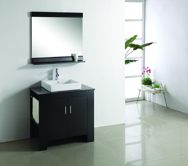 Virtu USA 36" Tavian - Espresso - Single Sink Bathroom Vanity 