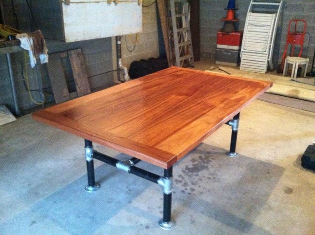 pipe dining room table