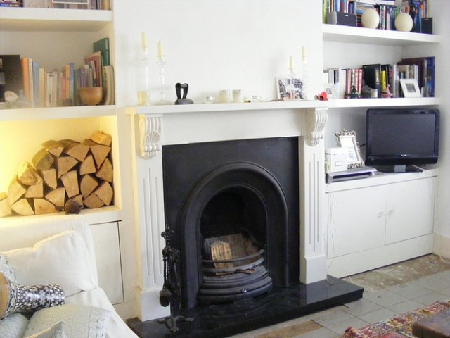 Kate: Alcove Shelves and Cupboards - Living Room - london - by Exploit 