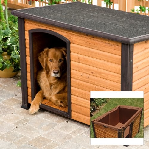 Insulated Dog House, 29L x 30W x 24H in. dog kennel