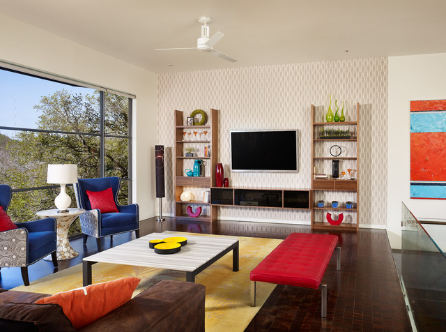 eclectic living room by Spaces Designed, Interior Design Studio, LLC