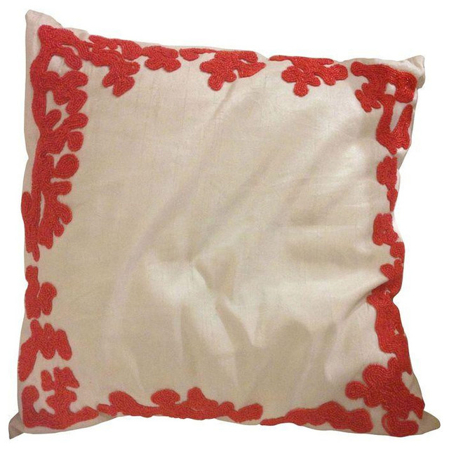 Coral Print Throw Pillows