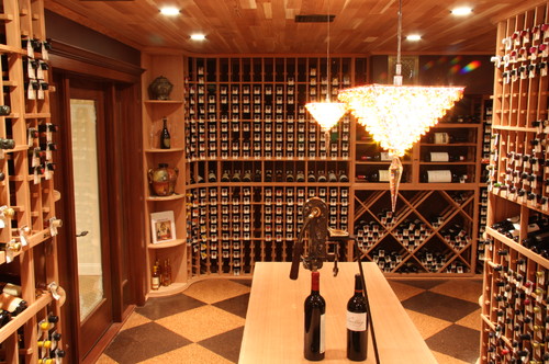 My Balsam Hill Home: Stylish Ways to Store Wine An elegant wine cellar