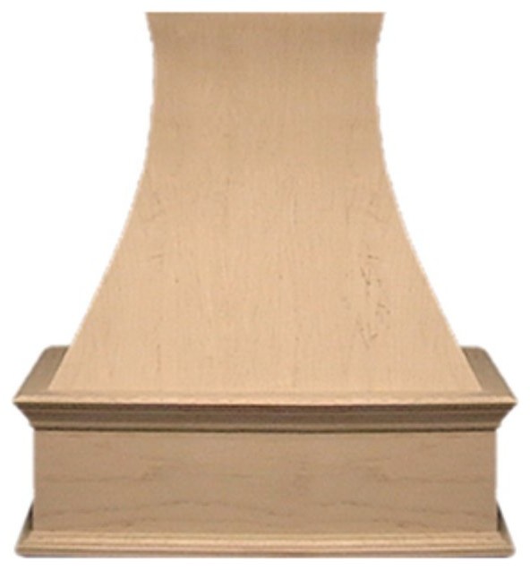 Air Pro 36W in. Decorative Curve Island Range Hood Multicolor