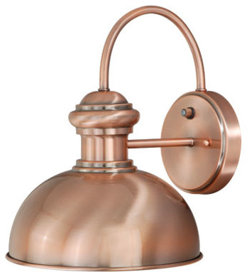 copper lights outdoor lighting sconces light tropical franklin mounted heating