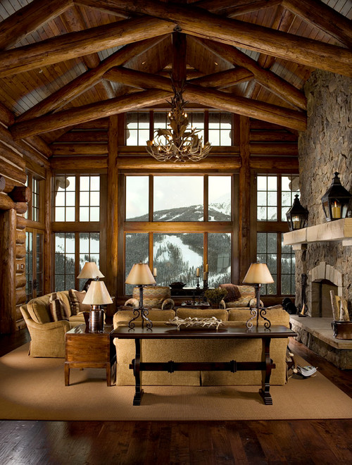 Inspired: Log Cabin Interiors - Brewster Home